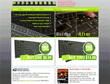 Tablet Screenshot of myglowkeys.com